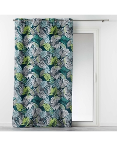 Rideau tamisant 140 x 260 cm polyester imprime cap nature Vert