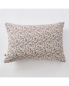 Taie d'oreiller 50x70 cm en double gaze de coton imprimée Léonie