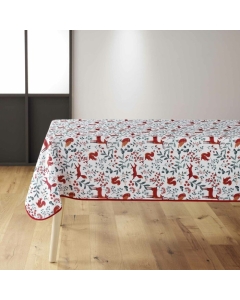 Nappe rectangle 150 x 240 cm polyester imprime Forestine