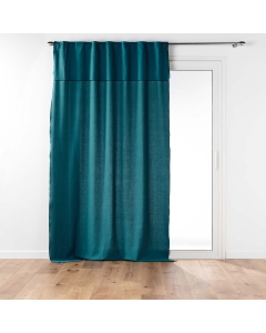 Ridea passant cache-volants en coton 140 x 240 cm Mistraline Bleu canard