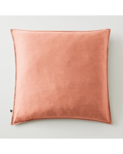 taie d'oreiller 63 x 63 cm lyocell uni lysandre terracotta