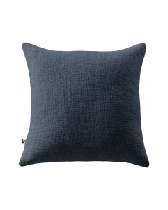 Coussin Déhoussable 45 x 45 cm 100% coton Sixtine Bleu Marine