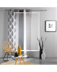 Panneau a oeillets 140 x 240 cm voile imprime transfert galileo Noir