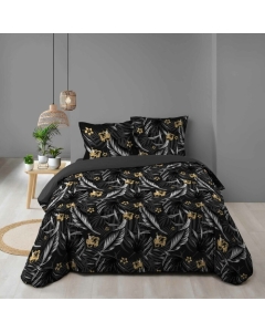 Housse de couette 260 x 240 cm coton 57 fils + 2 taies Parador