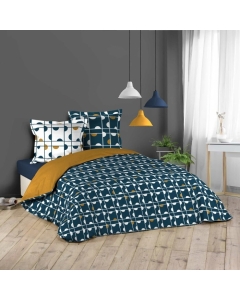 Parure 3 p. 240 x 220 cm imprime 42 fils allover gabi Sans