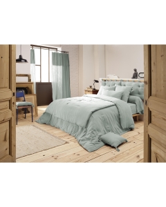 Housse de Couette 200 x 200 cm - Double Gaze de Coton  - Gaïa Eucalyptus