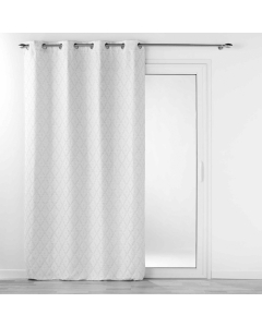 Rideau a oeillets 140 x 260 cm jacquard balista Sans