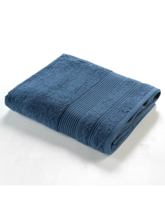 Drap de bain 90 x 150 cm eponge unie tendresse Saphir