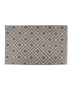 Tapis rectangle 50 x 80 cm bouclette losibi Gris