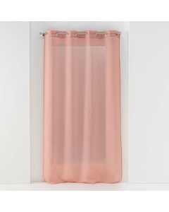 Voilage petite hauteur 140 x 180 cm voile sablé Sandra Rose
