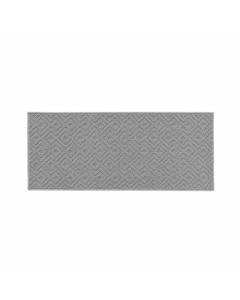 Tapis anti dérapant  rectangle 50 x 120 cm bouclette Losi Gris