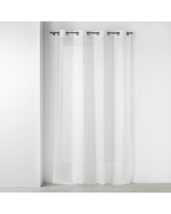 Panneau a oeillets metal 140 x 240 cm luminette unie luminea Blanc