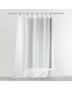 Panneau a passants 140 x 240 cm voile uni voiline Blanc