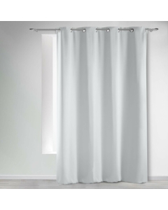 Rideau a oeillets 140 x 240 cm occultant uni occult Neige