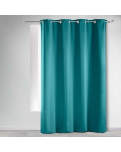 Rideau occultant 135 x 280 cm uni occult Bleu