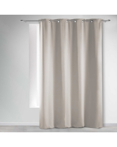 Rideau occultant 135 x 280 cm uni occult Ivoire