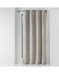 Rideau a oeillets 135 x 240 cm occultant chambray uni chinea Lin