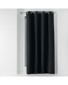 Rideau a oeillets 135 x 240 cm occultant tisse tissea Anthracite