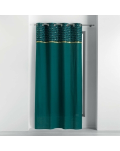 Rideau tamisant à oeillets 140 x 240 cm coton Artchic Bleu