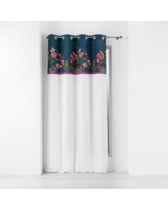 rideau a oeillets 140 x 240 cm 100% coton imprimé Exotic paradise