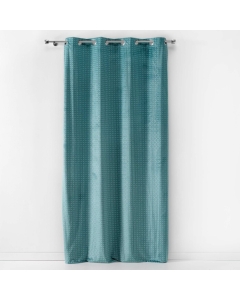 Rideau a oeillets 140 x 240 cm velours imprime or kansas Sans