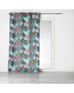 Rideau a oeillets 140 x 260 cm polyester imprimé Jacala Bleu