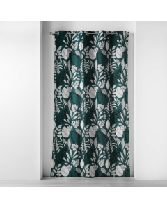 Rideau a oeillets 140 x 240 cm coton imprimé Panabel Bleu