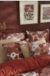 Taie d'Oreiller 60 x 60 cm Double Gaze de Coton 125 g/m² Alba Imprimé Floral