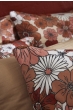 Taie d'Oreiller 50 x 70 cm Double Gaze de Coton 125 g/m² Alba Imprimé Floral