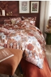 Bout de Lit 90 x 200 cm Double Gaze de Coton 125 g/m² Alba Imprimé Floral