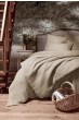 Housse de Couette 240 x 220 cm Quadruple Gaze de Coton 220 g/m² Bella Ficelle