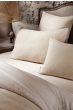 Housse de couette 260 x 240 cm 100% coton Nid d’abeille uni OLYA Pampa