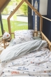 Parure de lit enfant 240 x 220 cm + 2 taies d’oreiller 100% coton imprimé GALAXIE