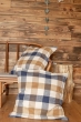 Taie d’oreiller 63 x 63 cm Flanelle de coton BASILE – Carreaux