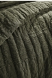Couvre-lit 240 x 260 cm ALIX en coton jacquard - Romarin