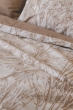 Housse de couette 260 x 240 cm coton 57 fils imprimé végétal JAVA