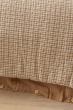 Bout de lit 90 x 220 cm 100% coton texturé EDGAR