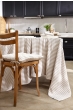 Nappe Rayée 150 x 250 cm Double Gaze de Coton Ficelle – LIVIA