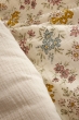 Housse de Couette Réversible 200 x 200 cm Double Gaze de Coton 125 g/m² Ava Pampa