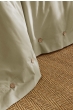 Housse de Couette 240 x 220 cm Percale de Coton 120 Fils Unie PERRINE – Sauge