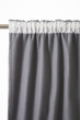 Lot de 2 Rideaux Blackout Titane 140 x 260 cm – Occultant Polaire – Galon Fronceur