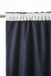 Lot de 2 Rideaux Blackout Minuit 140 x 260 cm – Occultant Polaire – Galon Fronceur