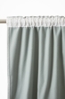 Lot de 2 Rideaux Blackout Eucalyptus 140 x 260 cm – Occultant Polaire – Galon Fronceur
