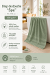 Drap de Douche Spa 70 x 140 cm 100% Coton 400 gr/m² - Romarin