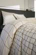 Housse de couette 240 x 220 cm + 2 taies d’oreiller 63 x 63 cm – Coton 57 fils – Carrie Pampa