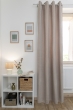 Rideau occultant phonique et thermique 140 x 240 cm Osiris – Taupe