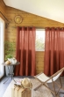 Lot de 2 Rideaux 100% Coton Prélavé 140 x 260 cm – KALA TERRACOTTA