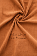 Parure de lit 260 x 240 cm Sienna Caramel + 2 taies 63x63 cm – Double face gaze de coton & coton 57 fils