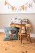 Parure de lit réversible POLISSON 140 x 200 cm + 1 taie 100% coton 57 fils