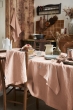 Nappe Rectangle 170 x 350 cm – Lin Lavé Français Luxe Soline – Vieux rose